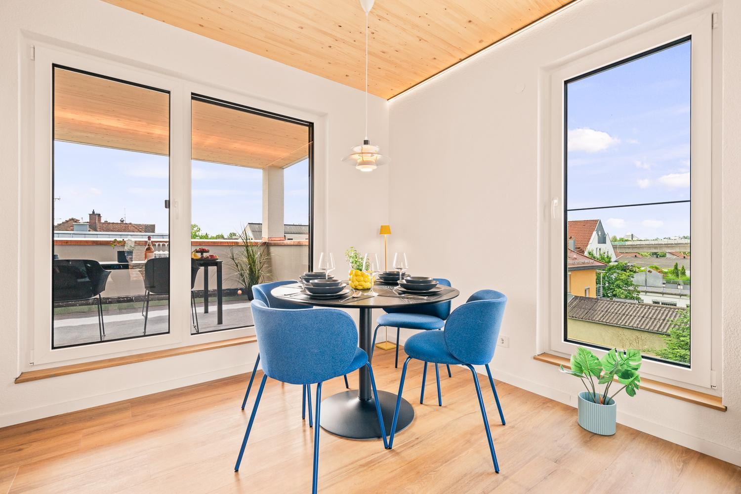 腓特烈港Penthouse Mit Traumhafter Terrasse Klimatisiert公寓 外观 照片